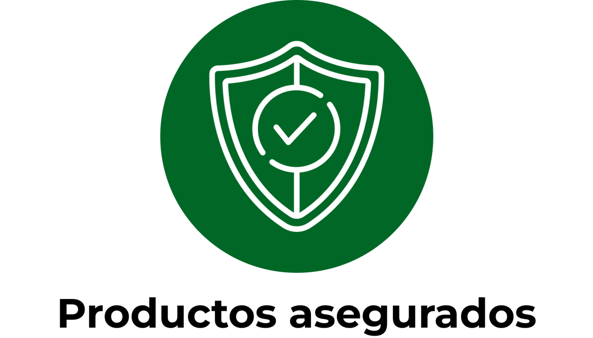 Productos asegurados