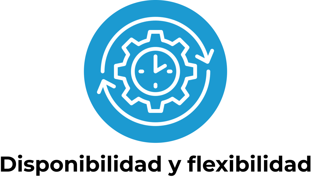 Disponibilidad y flexibilidad